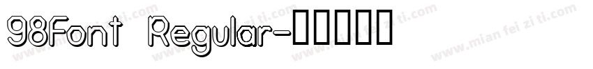 98Font Regular字体转换